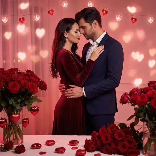 Romantic Valentine's Day Portrait Ideas
