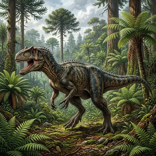Allosaurus Illustration: Late Jurassic Predatory Dinosaur Artwork