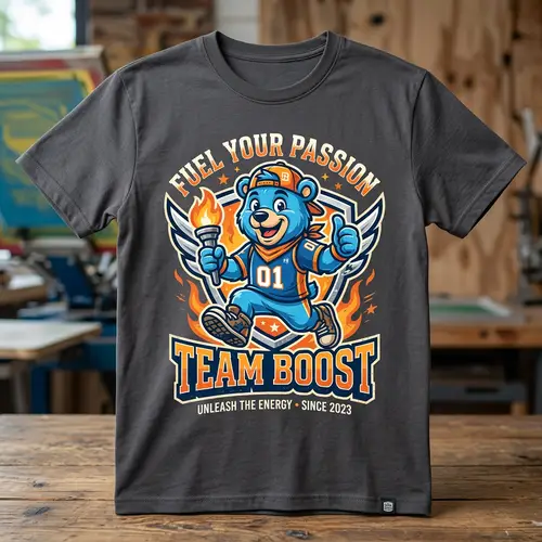 Custom Business Mascot Designs for T-Shirts