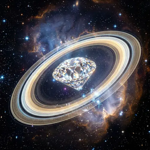 Diamond with Saturn Ring Encircling – Exquisite Jewelry Collection