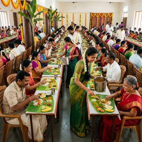 Authentic South Indian Wedding Feast Experience