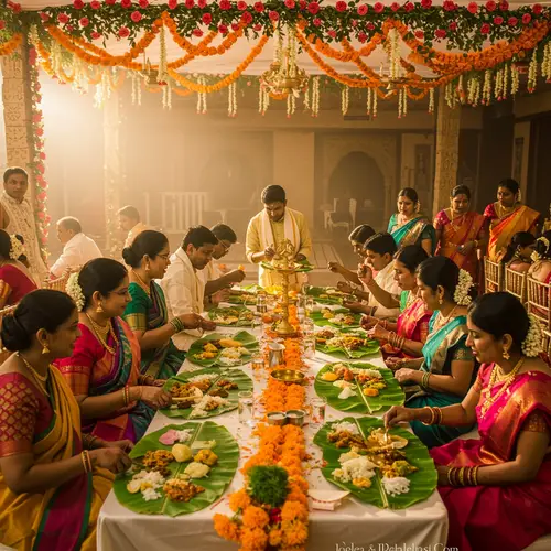 Authentic South Indian Wedding Feast Experience