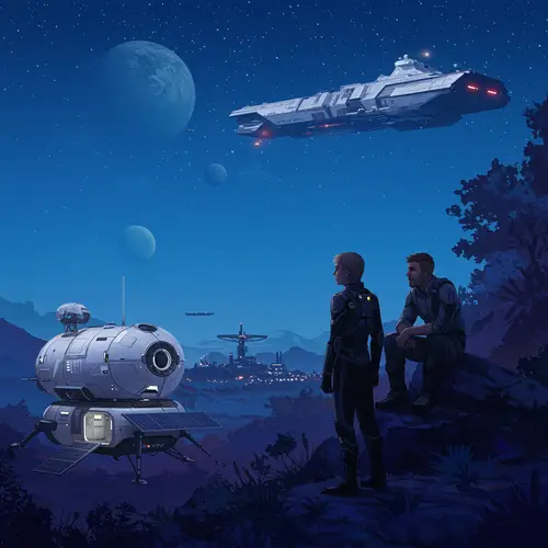 Twilight on Aranéa: A Vision of Futuristic Life