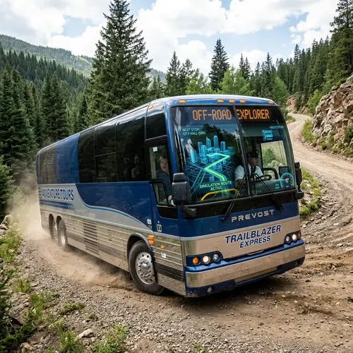 Immersive 3D Bus Simulator: Drive Through Off-road Trails