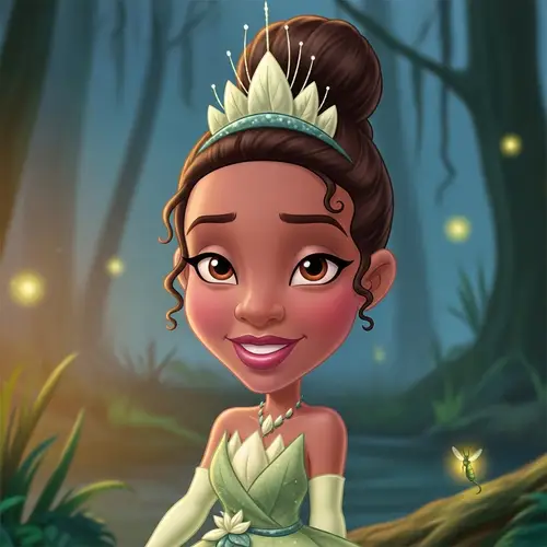 Disney-Inspired African American Princess Art