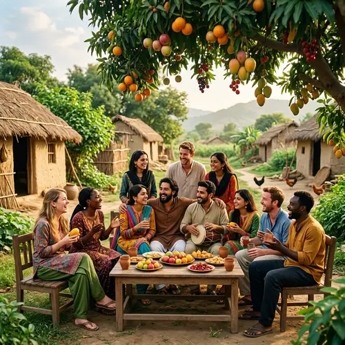 Multicultural Enjoyment in Traditional Village | Fun & Laughter