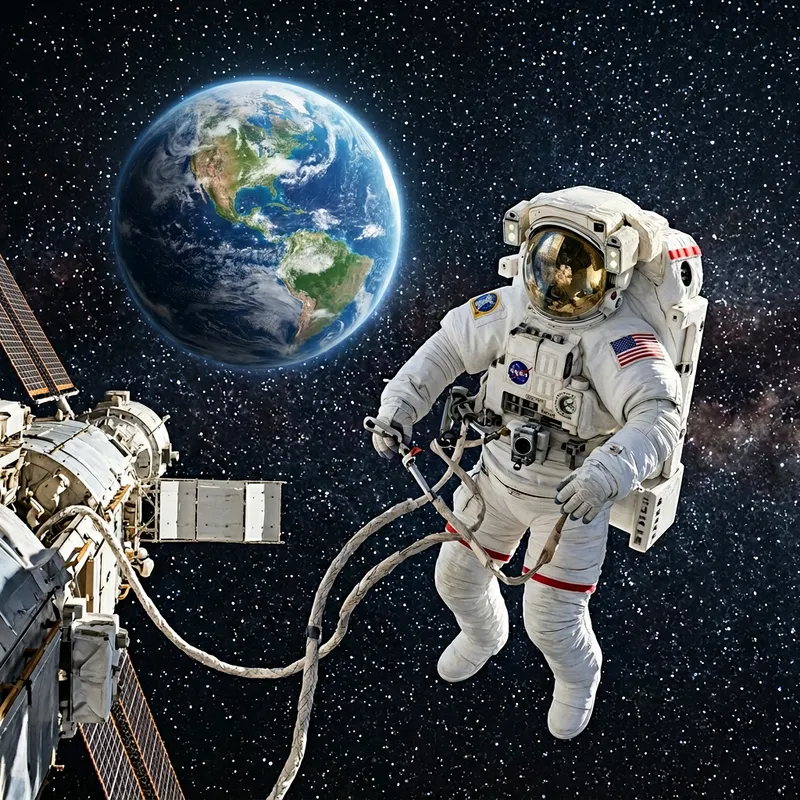Astronaut in Space: Captivating Views of the Cosmos
