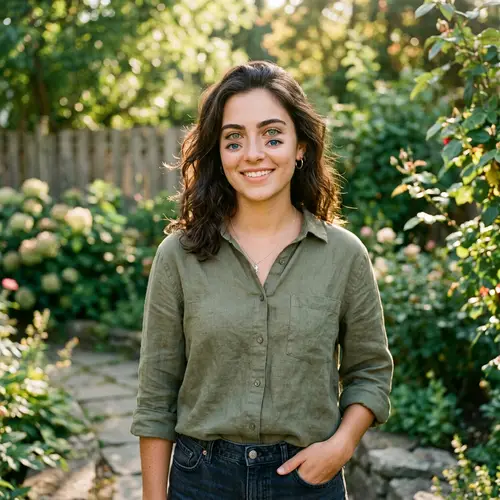Girl with Four Eyes - Unique Portrait