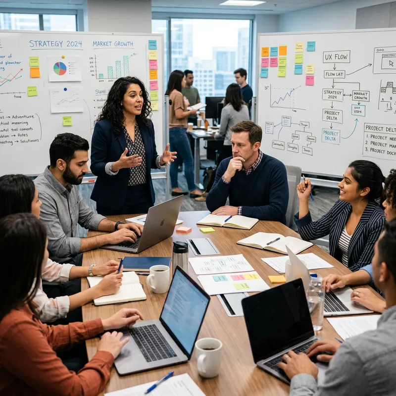 Intense & Engaging Workplace Meeting with Diverse Participants