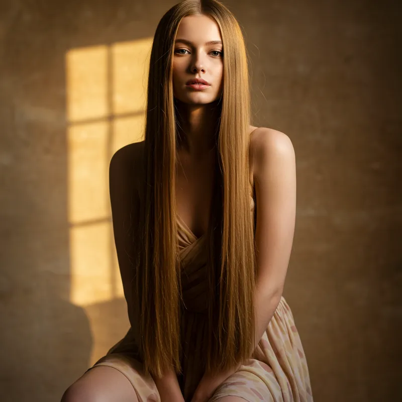 Elegant Model in Dreamy Portrait Style Photography