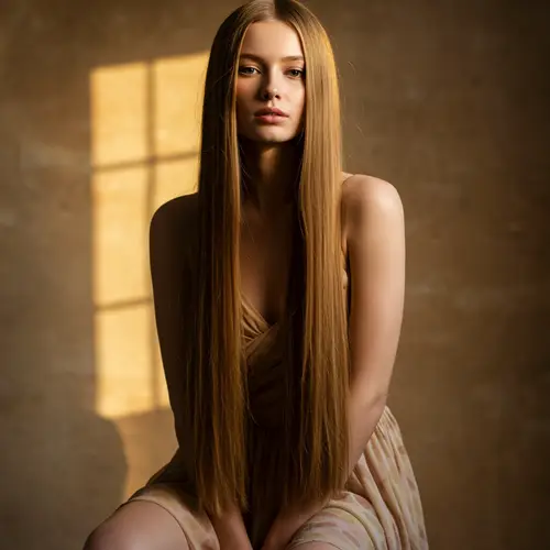 Elegant Model in Dreamy Portrait Style Photography