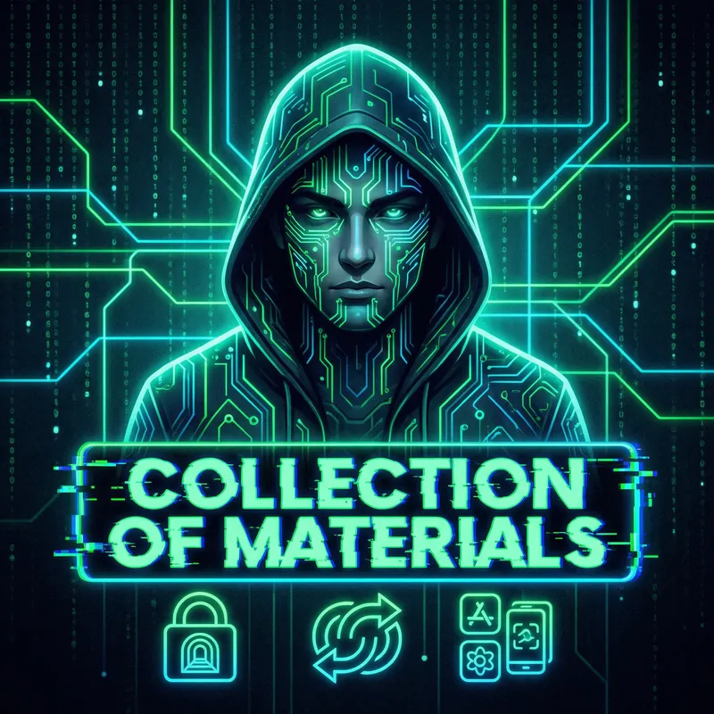 Cyberpunk Avatar Design - Collection of Materials