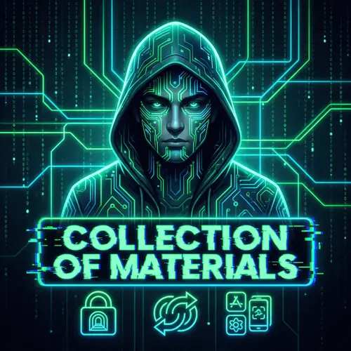 Cyberpunk Avatar Design - Collection of Materials