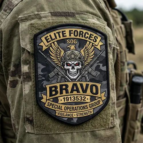 Elite Military Patch for Bravo Squad