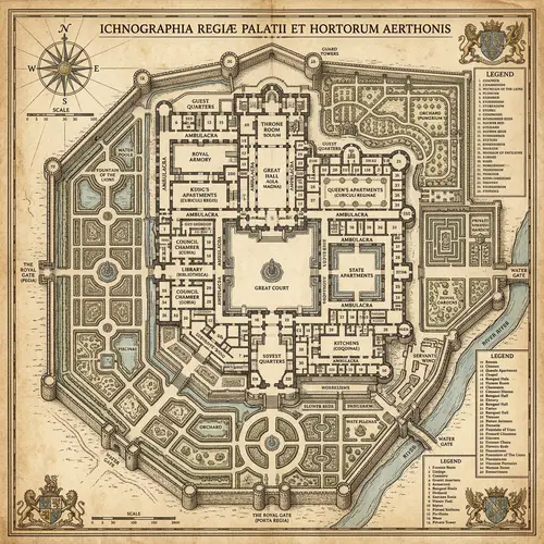 Explore the Ancient Royal Palace Map