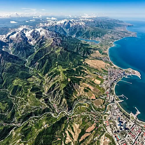 Detailed Map of Azerbaijan: High-Resolution Aerial Photography