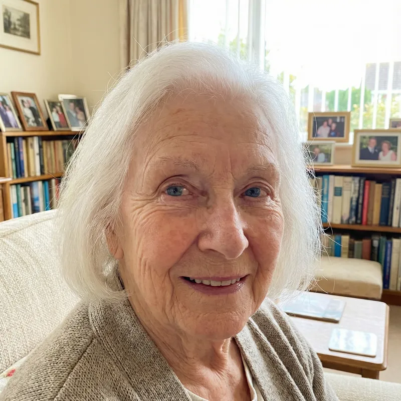 Obituary Photo of a Wise Elderly Woman