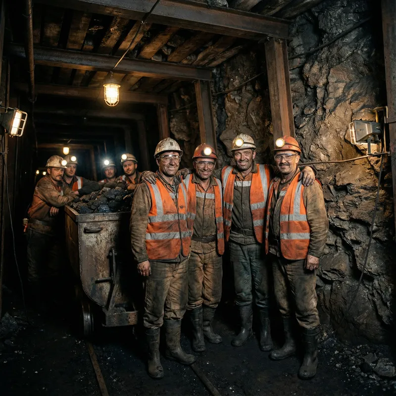 Coal Miners Team: Safety and Strength in Action