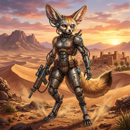 Cyborg Fennec: A Human-Robot Hybrid
