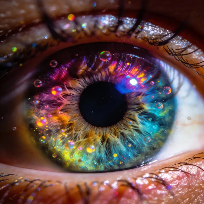 Hyperrealistic Close-Up of a Human Eye