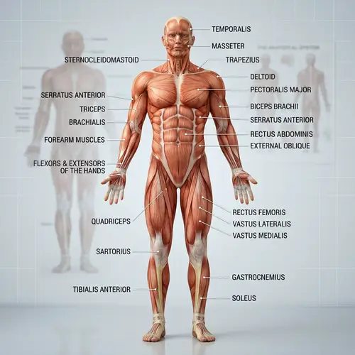 Muscular System Anatomy: Full Body Overview