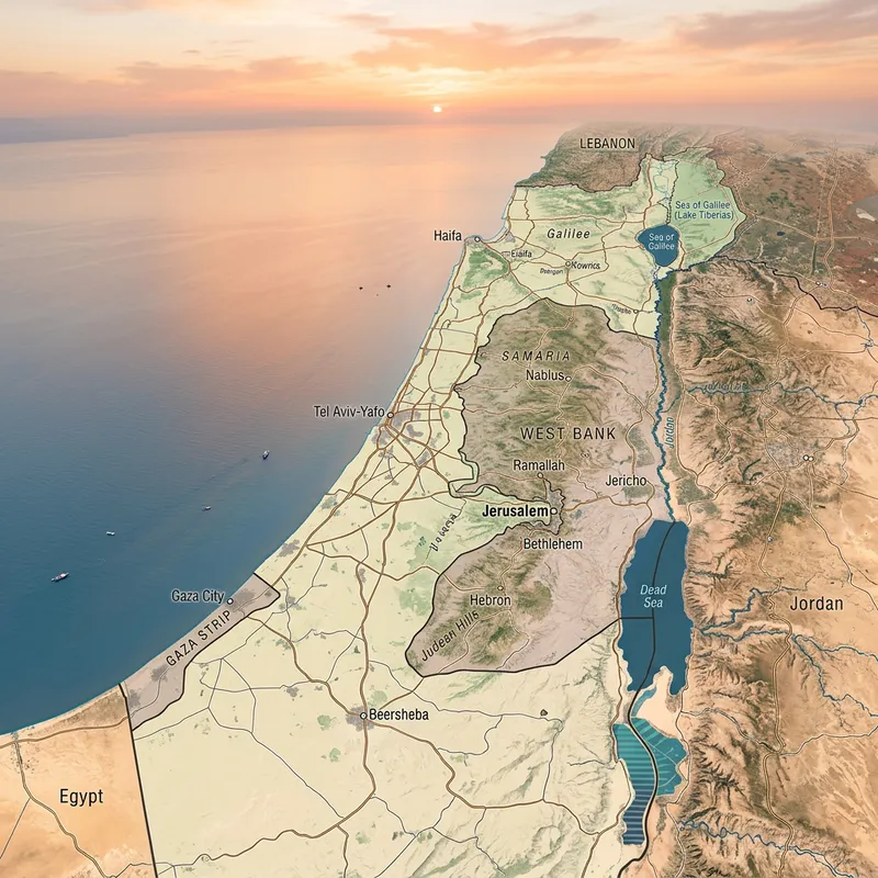Palestine and Israel Geography | Mediterranean Coast