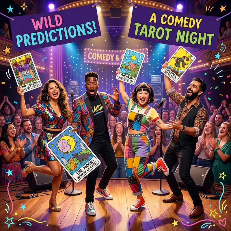Interactive Improv Comedy: Comedians Pull Tarot Cards