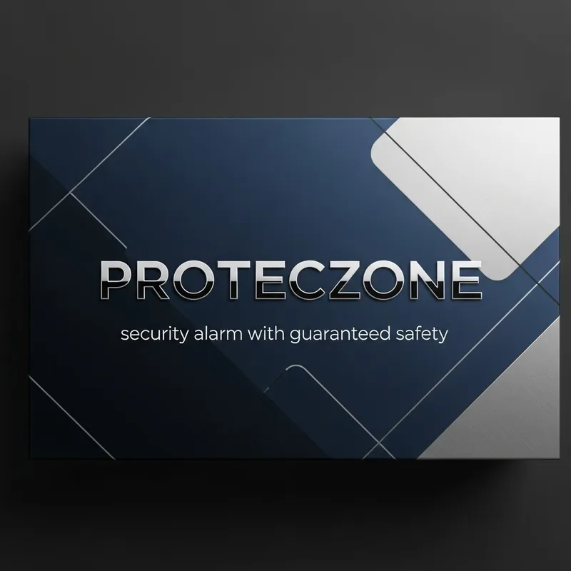 Modern PROTECZONE Security Alarm Packaging
