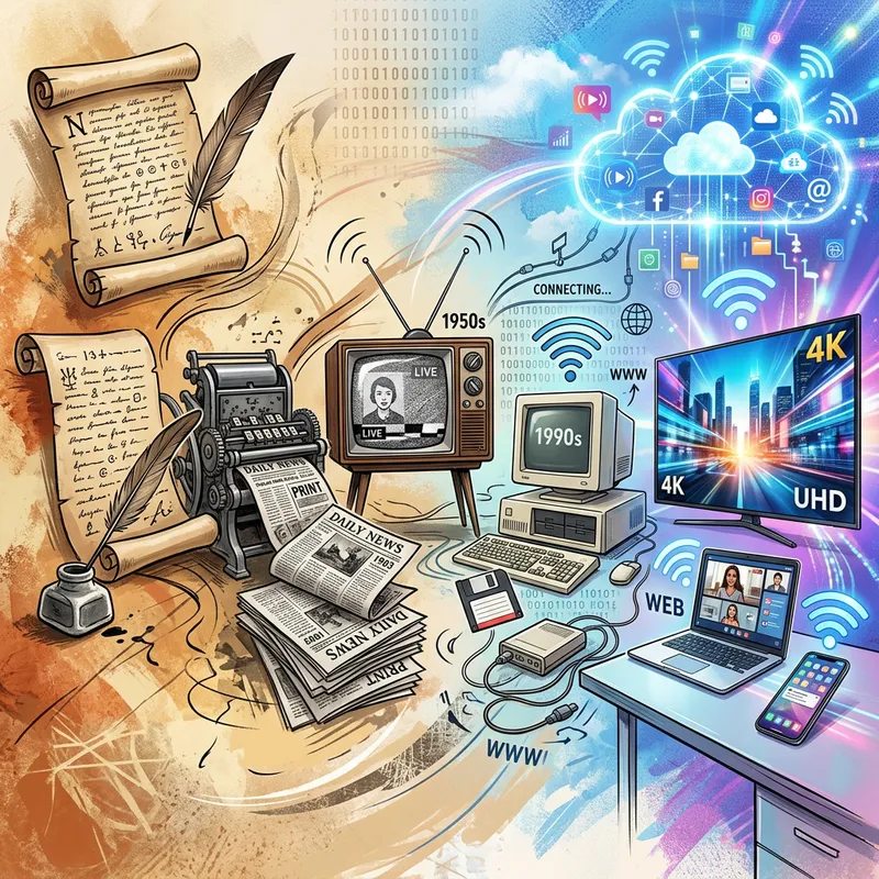 Evolution of Media: Abstract Depiction