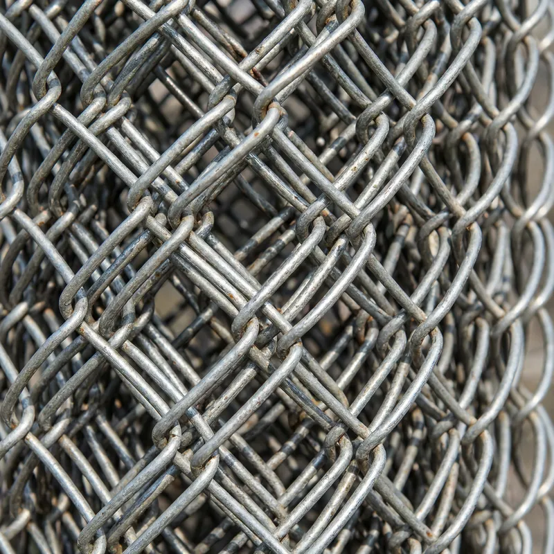 Cyclone Wire Mesh Texture - Galvanized Steel Design