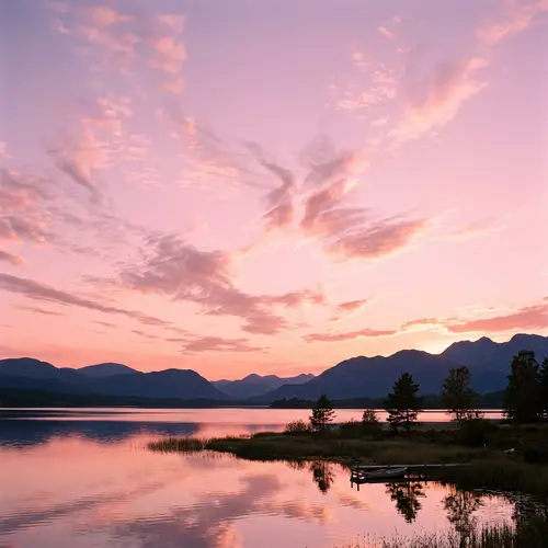 Breathtaking Pink Sky: Heavenly Serenity and Beauty