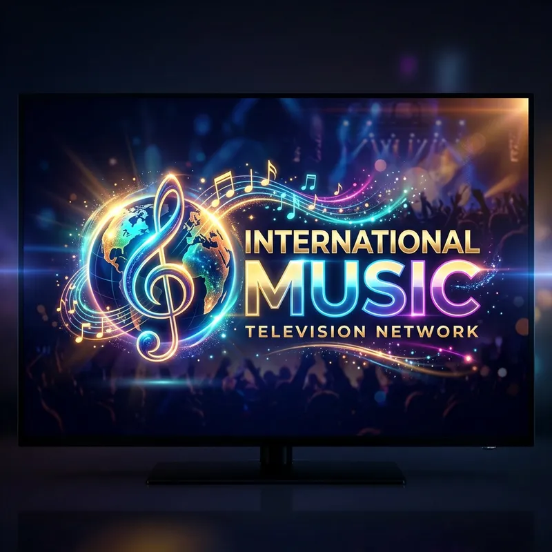 International Music Channel Logo with Effects