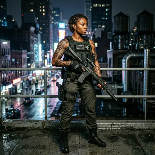 Vigilante Style: Strong African American Woman