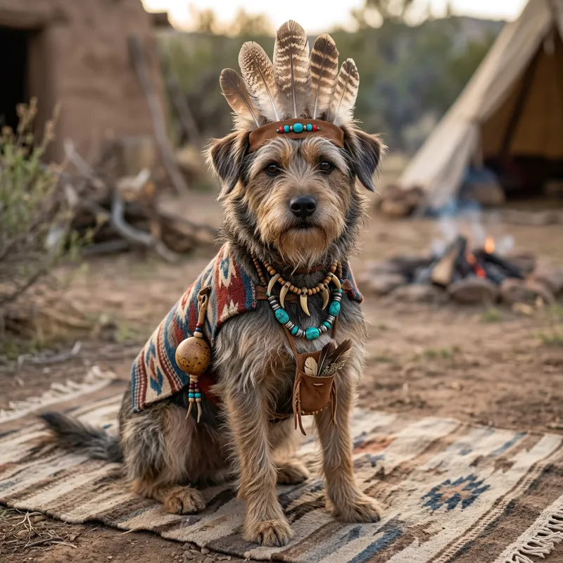 Jake the Dog Dressed as Medicine Man