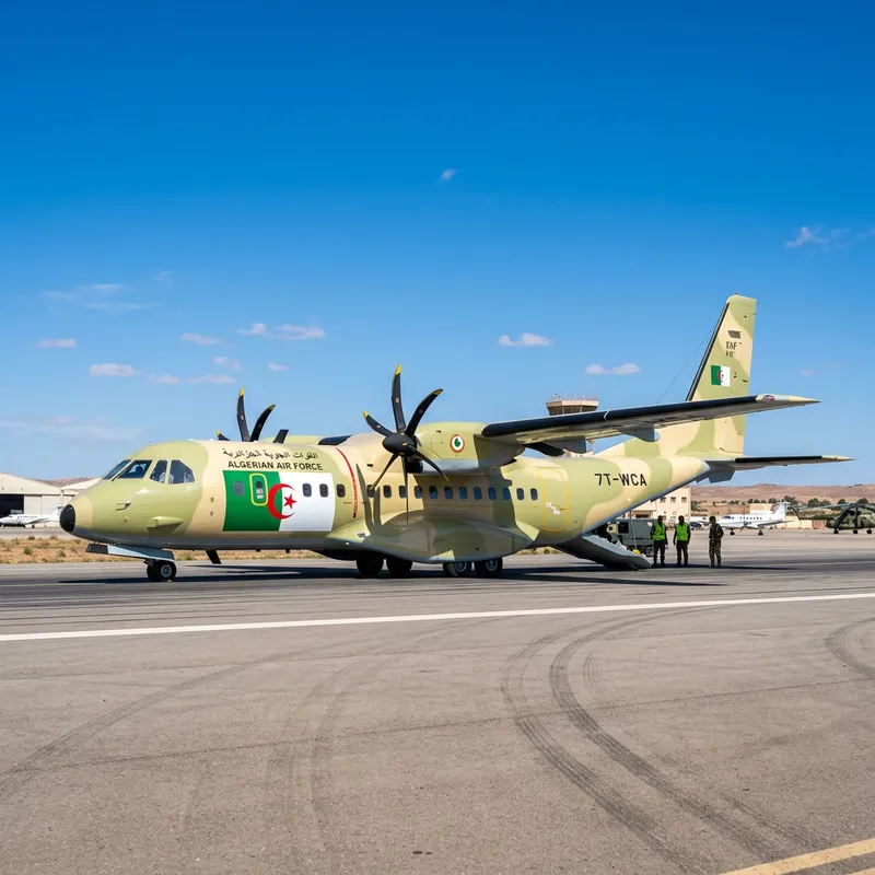 Airbus C295W with Algerian Flag Airbus C295W with Algerian Flag