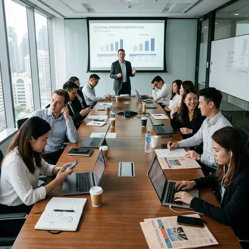 Distracted Employees in Boardroom: Key Insights