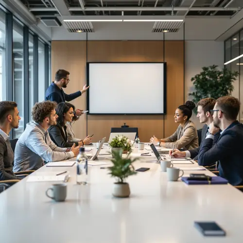 Generational Business Teams Collaborating