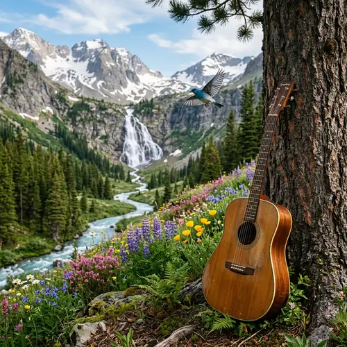 Musicality and Wilderness Harmony | Nature Landscape Scene