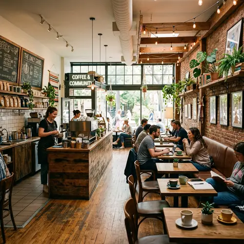 Cozy Decor Coffee Shop for Students