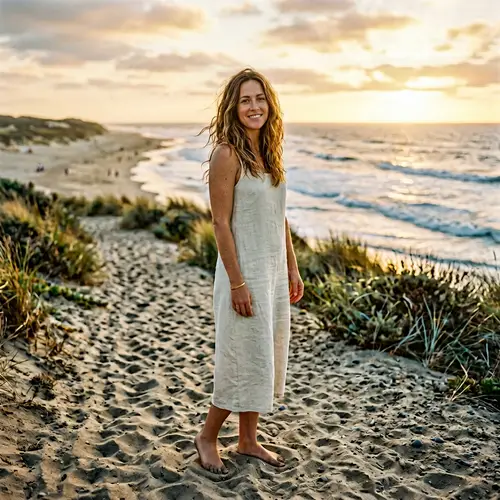 Stunning Portrait of a Woman by the Ocean