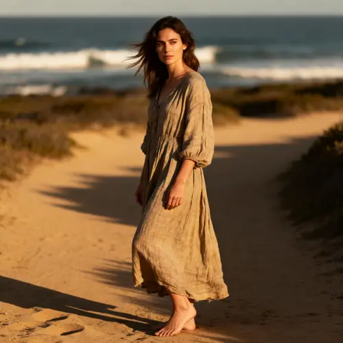 Stunning Portrait of a Woman by the Ocean
