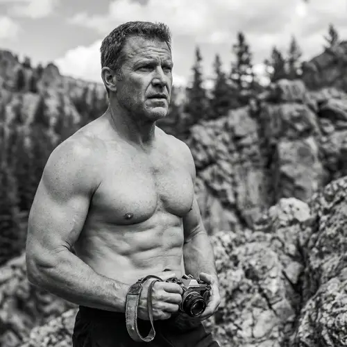 Fitness-Inspired Portrait in Raw Natural Environment