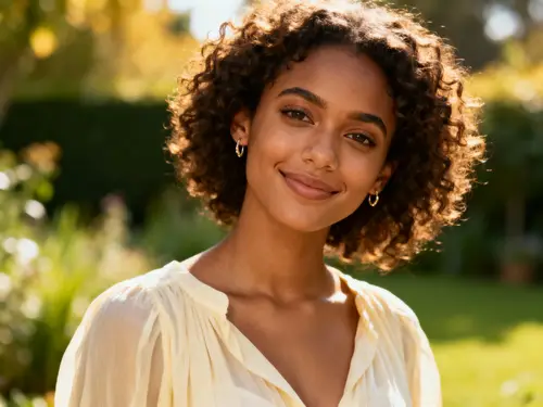 Stunning Biracial Young Woman Portraits