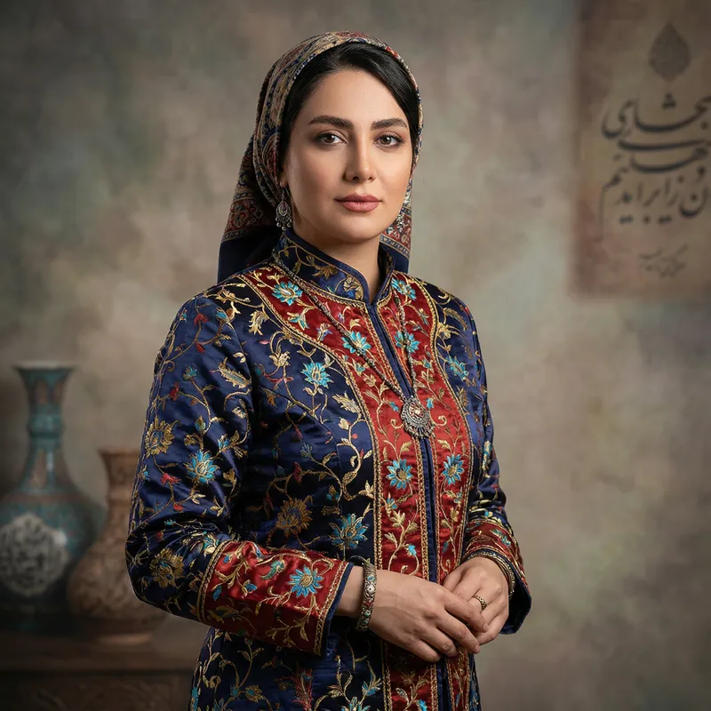 Iranian Attire: Vibrant Hues & Persian Miniature Art