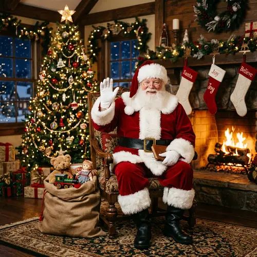 Festive Santa Claus Image for Your Holiday Cheer