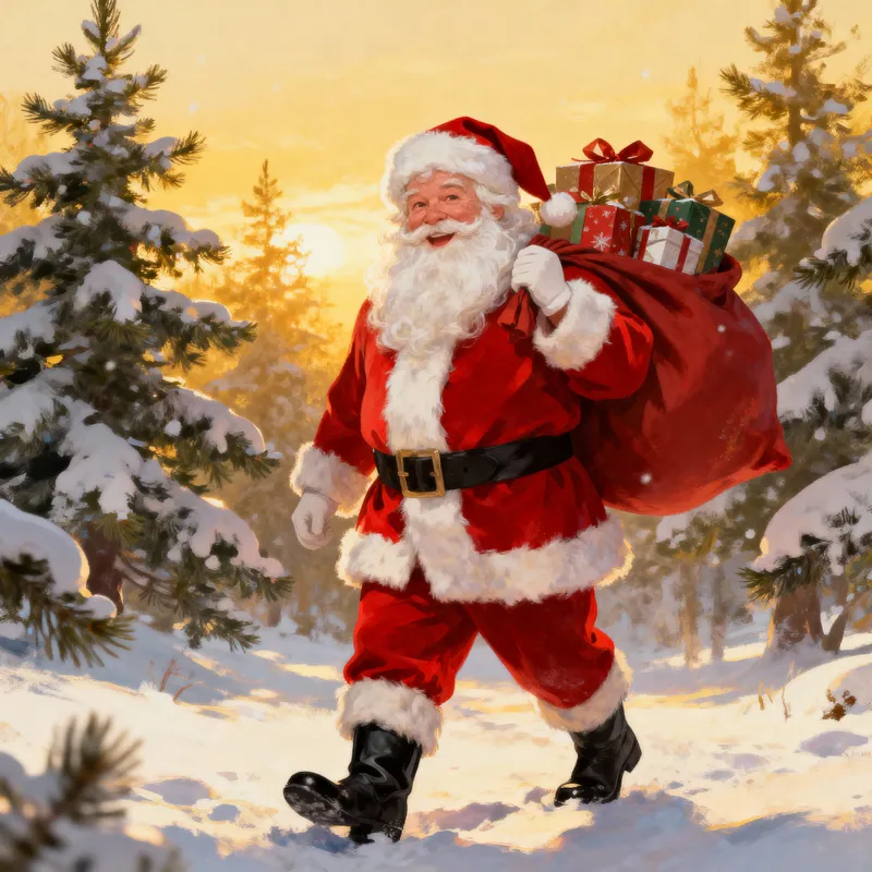 Festive Santa Claus Image for Your Holiday Cheer
