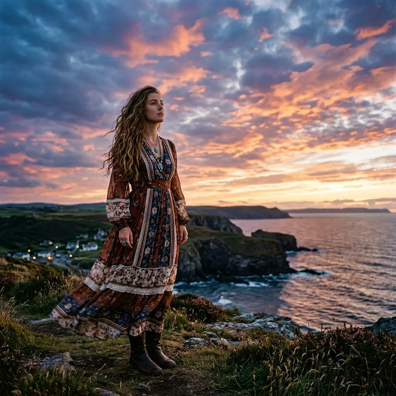 Lana Del Rey: Vintage Fashion Under Dramatic Skies Lana Del Rey: Vintage Fashion Under Dramatic Skies