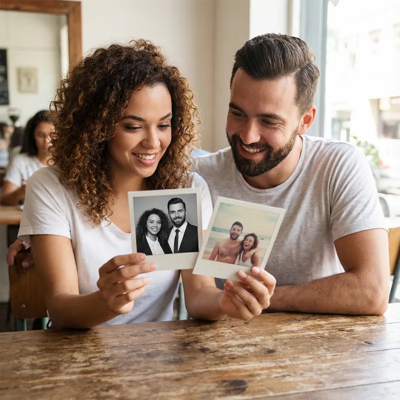 Couple Portrait from Two Photos