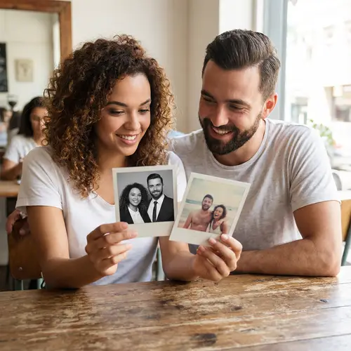 Couple Portrait from Two Photos