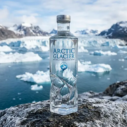 Arctic Glacier Water Bottle - Unique Design